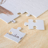 Ballerina roze meisje waterverf danseres ballet legpuzzel (Zijkant)