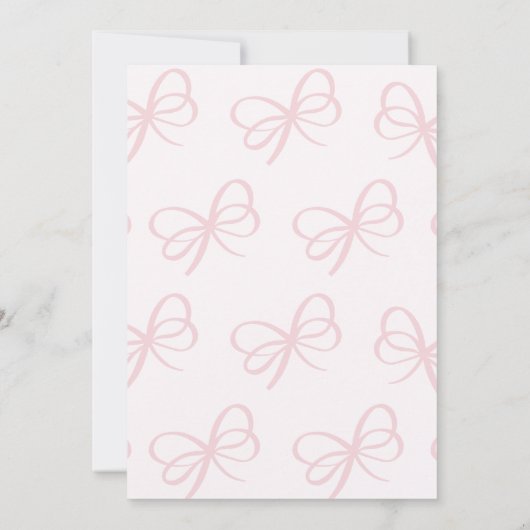 Ballerina Roze Twee Tu Schattige 2e verjaardag Kaart (Achterkant)