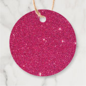 Ballerina Roze Verjaardag Dank u Bedankjes Labels (Achterkant)