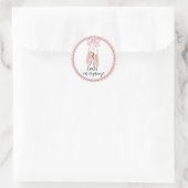 Ballerina Roze Verjaardagsfeestje Favor Stickers (Tas)