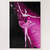 Ballerina & Rozen Roze Jigzaag Puzzle Legpuzzel (Verticaal)