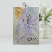 Ballerina RSVP Kaartje (Staand voorkant)