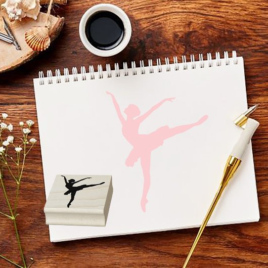 Ballerina Rubber Stamp Rubberstempel
