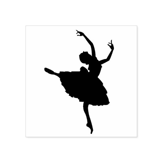 Ballerina Rubberstempel (Afrduk)