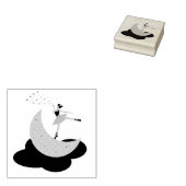 Ballerina Rubberstempel (Gestempeld)