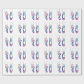 Ballerina Schattige Ballet Cadeaupapier (Vlak)