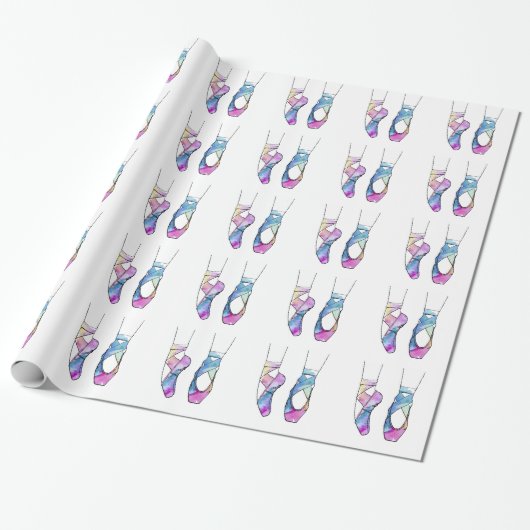 Ballerina Schattige Ballet Cadeaupapier (Uitgerold)