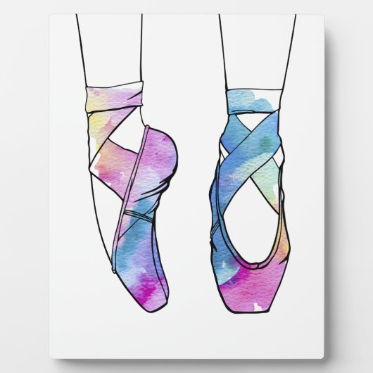 Ballerina Schattige Ballet Fotoplaat (Voorkant)