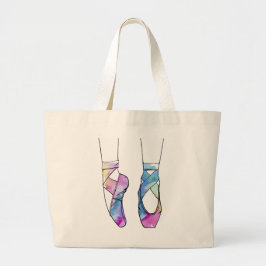 Ballerina Schattige Ballet Grote Tote Bag