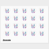 Ballerina Schattige Ballet Hart Sticker (Vel)