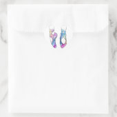 Ballerina Schattige Ballet Hart Sticker (Tas)