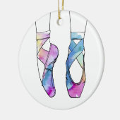 Ballerina Schattige Ballet Keramisch Ornament (Links)