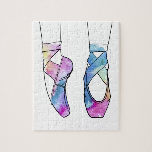 Ballerina Schattige Ballet Legpuzzel (Verticaal)