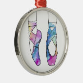 Ballerina Schattige Ballet Metalen Ornament (Rechts)