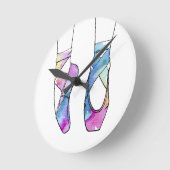 Ballerina Schattige Ballet Ronde Klok (Hoek)