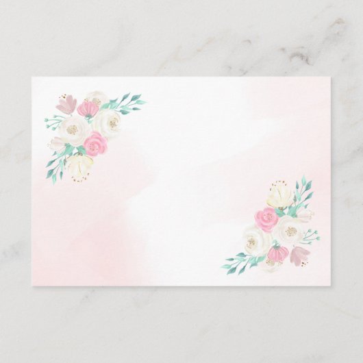 Ballerina Schoenen Bedankt Informatiekaartje (Achterkant)