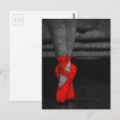 Ballerina Schoenen Schattige Ballet Briefkaart (Voorkant / Achterkant)