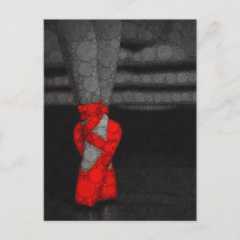 Ballerina Schoenen Schattige Ballet Briefkaart