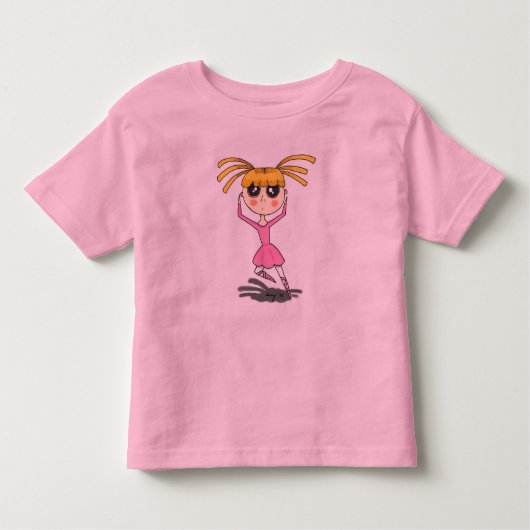 Ballerina Shirten Kinder Shirts (Voorkant)
