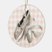 Ballerina Shoes Keramisch Ornament (Links)