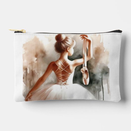 Ballerina Silhouette Cosmetic Bag - Graceful & Chi Etui (Voorkant)