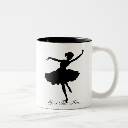 "Ballerina Silhouette" Mok (Rechts)
