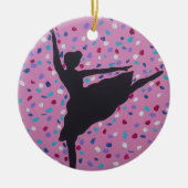 Ballerina Silhouette Ornament (Voorkant)