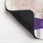 Ballerina Silhouette over het  patroon van Elegant Muismat (Hoek)