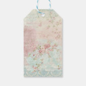 Ballerina Silhouette over  patroondag Cadeaulabel (Achterkant)