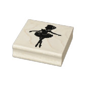 Ballerina Silhouette Rubberstempel (Stempel)