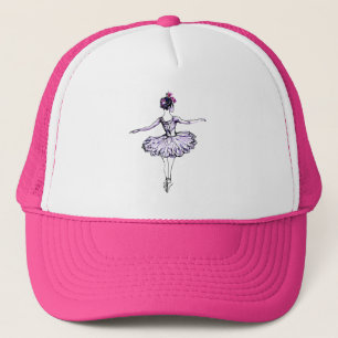 Ballerina Silhouette Trucker Pet