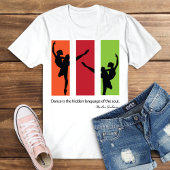Ballerina Silhouetten Dansen Tri-Blend Shirt