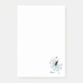 Ballerina Sketch personaliseren in Blue Post-it® Notes (Voorkant)