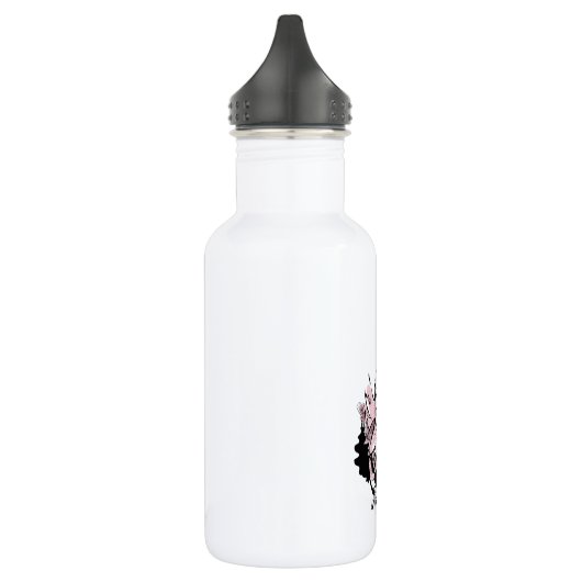 Ballerina Sketch personaliseren in roze Waterfles (Links)