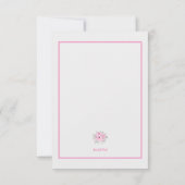 Ballerina Slippers Dank u kaart (Achterkant)