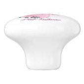 Ballerina Slippers en Rozen Keramisch Knob Keramische Knop (Zijkant)