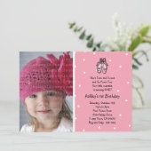 Ballerina Slippers Foto-uitnodiging Kaart (Staand voorkant)