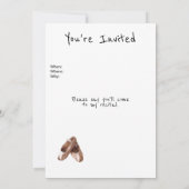 Ballerina Slippers Kaart (Achterkant)