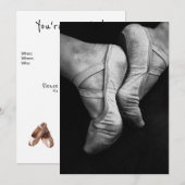 Ballerina Slippers Kaart (Voorkant / Achterkant)