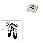 Ballerina Slippers Rubberstempel (Gestempeld)
