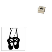 Ballerina Slippers Rubberstempel (Gestempeld)