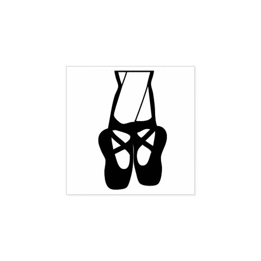 Ballerina Slippers Rubberstempel (Afrduk)