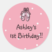 Ballerina Slippers Sticker (Voorkant)