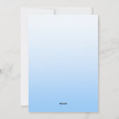 Ballerina sneeuwdans winter schoonheid kunst feestdagenkaart (Achterkant)