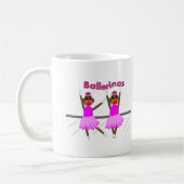 Ballerina Sock Monkeys—Schattig design Koffiemok (Links)