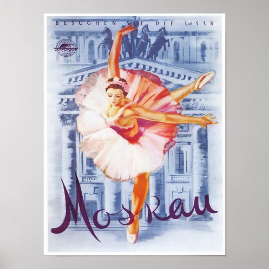 Ballerina Sovjet-Poster Poster (Voorkant)