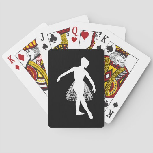 Ballerina-speelkaarten Pokerkaarten (Achterkant)