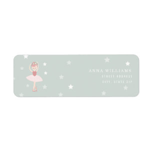 Ballerina Stars Blue Etiket