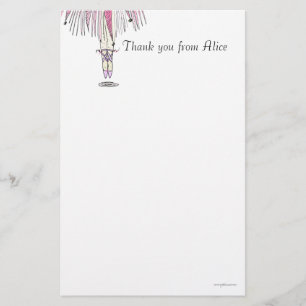 Ballerina Stationery - Alice in Pink en Lavernder Briefpapier