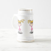Ballerina Stein Bierpul (Voorkant links)